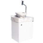 Gabinete Banheiro 1 Porta Branco Ártico Sobreposta - Rjd. Cin