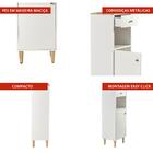 Gabinete Banheiro 1 Pt 1 Gv 3 Prateleiras 104 Cm Bn07 Dtall