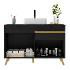 Gabinete Banheiro 2 Portas E 1 Gaveta Retrô 120cm Multimóveis