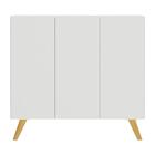 Gabinete Banheiro 3 Portas Retrô 90cm Multimóveis V5030