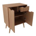 Gabinete Banheiro 60cm 2 Portas E 1 Gaveta Retrô Multimóveis