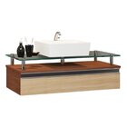 Gabinete Banheiro 60cm Ametista Natura/freijo