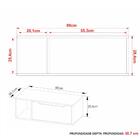 Gabinete Banheiro 80cm Com 1 Porta E Nicho Multimóveis Cr10122
