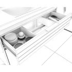 Gabinete Banheiro 80cm Porta Reflecta Com Pia Azaleia Amendo/