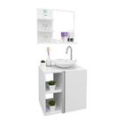 Gabinete Banheiro – Armário + Cuba + Espelheira Harpia 55cm