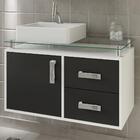 Gabinete Banheiro Com Cuba 2 Gavetas E 1 Porta Evora Mgm Bran