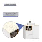 Gabinete Banheiro Com Cuba 56cm 1 Porta 2 Gavetas 1 Nicho Ecl