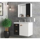 Gabinete Banheiro Com Cuba E Espelheira 60cm Multimóveis Cr10