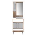 Gabinete Banheiro Com Cuba E Espelheira 60cm Multimóveis Cr10