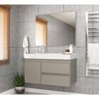 Gabinete Banheiro Com Cuba E Espelheira 80cm Multimóveis Vcr1