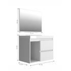 Gabinete Banheiro Com Cuba E Espelheira 80cm Multimóveis Vcr1