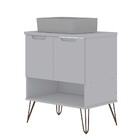 Gabinete Banheiro Com Cuba Jade 053 - Rosafor