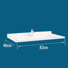 Gabinete Banheiro Com Nicho E Cuba De Apoio Nero E Branco Lil