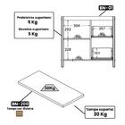 Gabinete Banheiro Com Tampo 1 Pt 2 Gv 79 Cm Bn01 Dtall