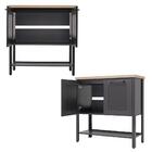 Gabinete Banheiro Com Tampo 2 Portas 79 Cm Bn02 Dtall