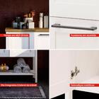 Gabinete Banheiro Com Tampo 2 Portas 79 Cm Bn02 Dtall