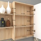 Gabinete Banheiro Cuba E Armário Espelho Jazz Faia Branco