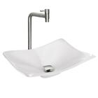 Gabinete Banheiro Deli Concava Bco Torneira Valv Click Inox