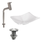 Gabinete Banheiro Deli Cuba Concava Bco Torneira Dl08 Val