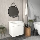 Gabinete Banheiro Em Mdf Com Cuba Agata 040 - Rosafor