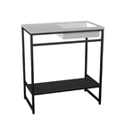 Gabinete Banheiro Ferro Iron Black 80x45 Cm