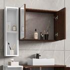 Gabinete Banheiro Ibiza 2 Portas Cuba E Armario Espelheira