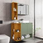 Gabinete Banheiro Ibiza 2 Portas Cuba E Armario Espelheira