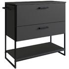 Gabinete Banheiro Industrial 80 Cm 1028 Pp