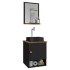 Gabinete Banheiro Lima Cuba Tulipa Pto Torn Valv Click Inox