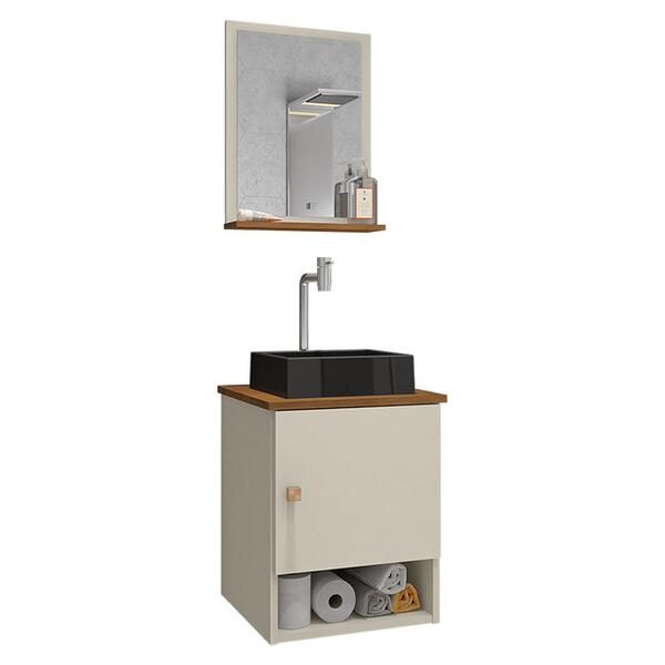 Gabinete Banheiro Lima Cuba Tulipa Pto Torn Valv Click Inox