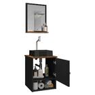 Gabinete Banheiro Lima Cuba Tulipa Pto Torneira Dl08 Val Abs