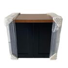 Gabinete Banheiro Nordic Preto 60cm Parte Baixo Sem Cuba