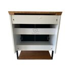 Gabinete Banheiro Nordic Preto 60cm Parte Baixo Sem Cuba