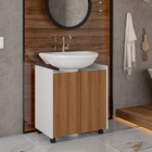 Gabinete Banheiro Para Pia De Banheiro Eccos - Casa Jd Móveis