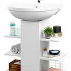 Gabinete Banheiro Pia De Coluna Mark Flex Collor - Potenza Mó