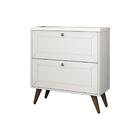 Gabinete Banheiro Sem Tampo Com 3 Gavetas Provença Branco