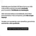 Gabinete Banheiro Siena C/ Pia E Espelheira