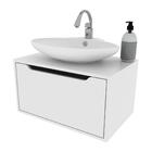 Gabinete Banheiro Suspenso 60cm Com 1 Porta Multimóveis Cr101