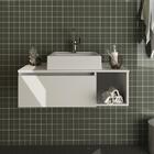 Gabinete Banheiro Suspenso 80cm Multimóveis Vcr10081