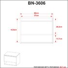 Gabinete Banheiro Suspenso Com Cuba Inclusa 1 Porta E Nicho