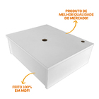 Gabinete Caixote 45x37cm Com Cuba Redonda 29cm Apoio Para Ban