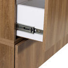 Gabinete para Banheiro com Cuba 68,5x120x40cm Madeirado Democratic Venturi