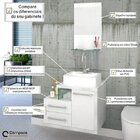 Gabinete Com Cuba De Apoio Rt41 E Espelheira Com Prateleira D