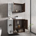 Gabinete Com Cuba E Espelheira Ibiza Móveis Bechara Nogal/bra