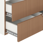 Gabinete com Cuba Embutida 80cm Ripado VB5064/81 VB Cristais