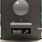 Gabinete Com Cuba Para Banheiro 100% Mdf Gianduia Lilies Móve