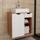 Gabinete Com Cuba Para Banheiro Bn3600x05 Tecno Mobili