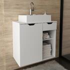 Gabinete Com Cuba Para Banheiro Bn3600x05 Tecno Mobili