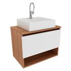 Gabinete Com Cuba Para Banheiro Bn3600x06 Tecno Mobili