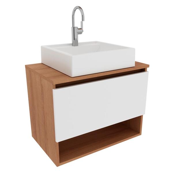 Gabinete Com Cuba Para Banheiro Bn3600x06 Tecno Mobili